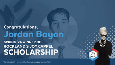 Jordan Bayon wins the Spring 2024 Joy Cappel Scholarship