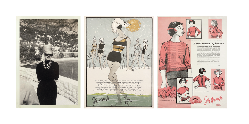 Joy Cappel and selected fashion illustrations